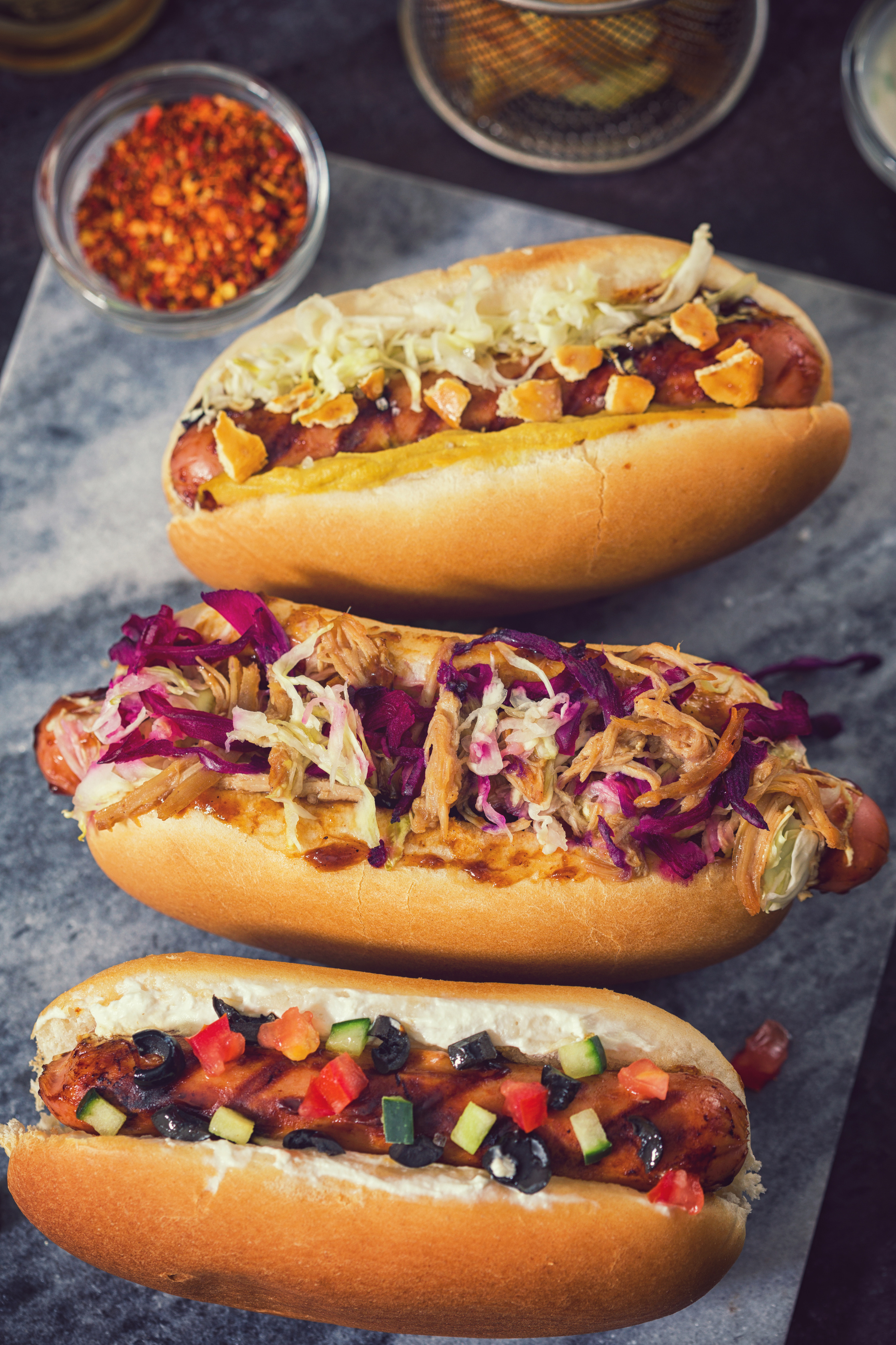 Freshly Grilled Hot Dogs